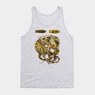 Vintage Snake ilustration Tank Top